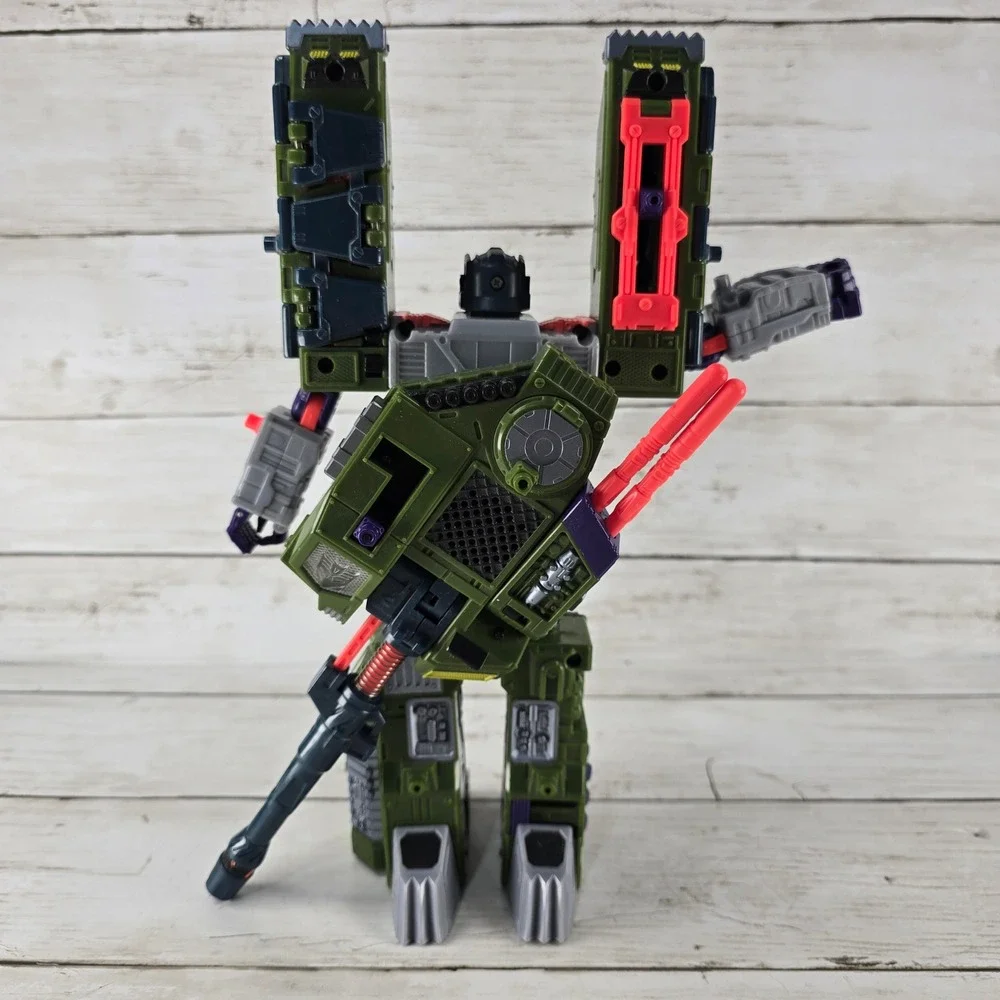 Vintage Transformers Armada Megatron Decepticon Tank Action Figure Green Purple